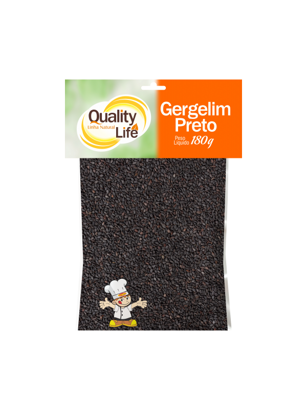 7155 - GERGELIM PRETO 180G