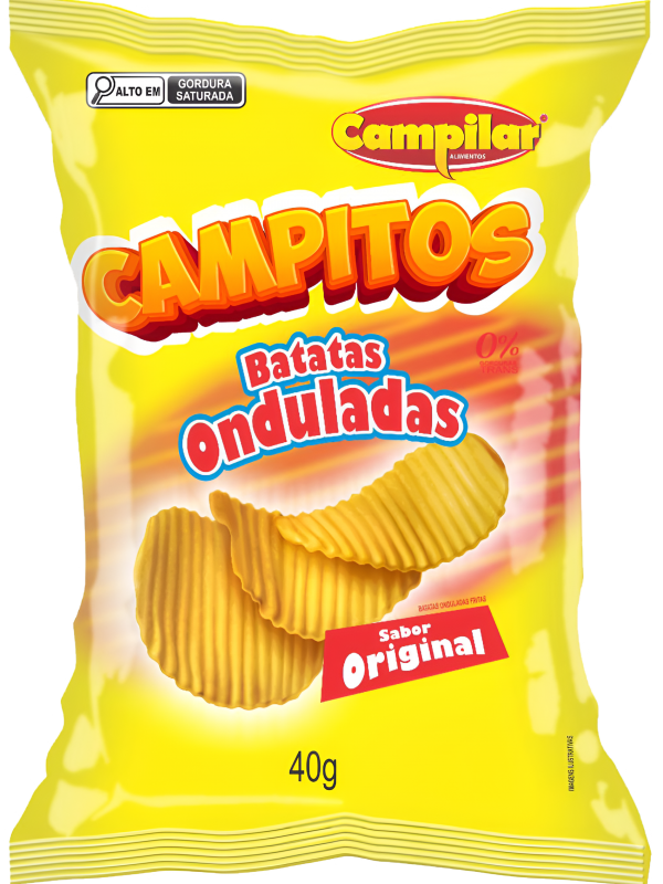 7183 - BATATA ONDULADA ORIG. CAMPILAR 40G