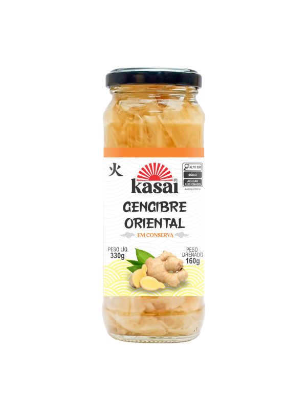 GENGIBRE ORIENTAL  EM CONSERVA 160G