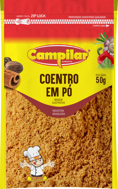 COENTRO EM PÓ PREMIUM CAMPILAR 50G