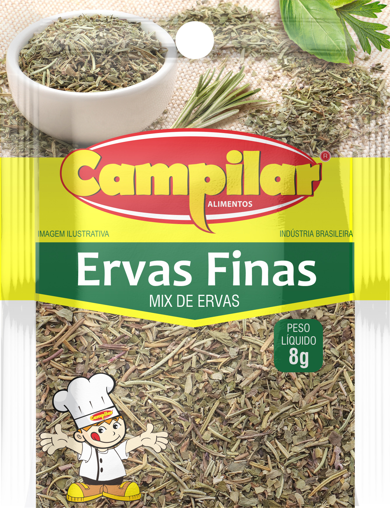 ERVAS FINAS CAMPILAR 8 G