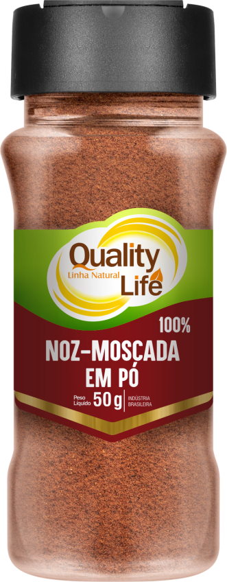 NOZ-MOSCADA EM PÓ QUALITY LIFE 50G