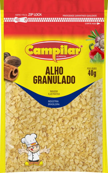 ALHO DESID. GRANULADO PREMIUM CAMPILAR 40G