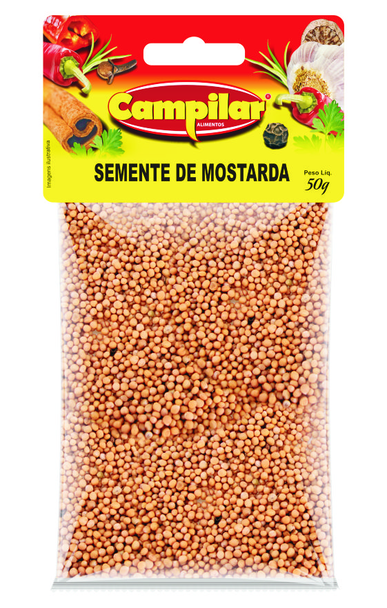 SEMENTE DE MOSTARDA PREMIUM CAMPILAR 50G