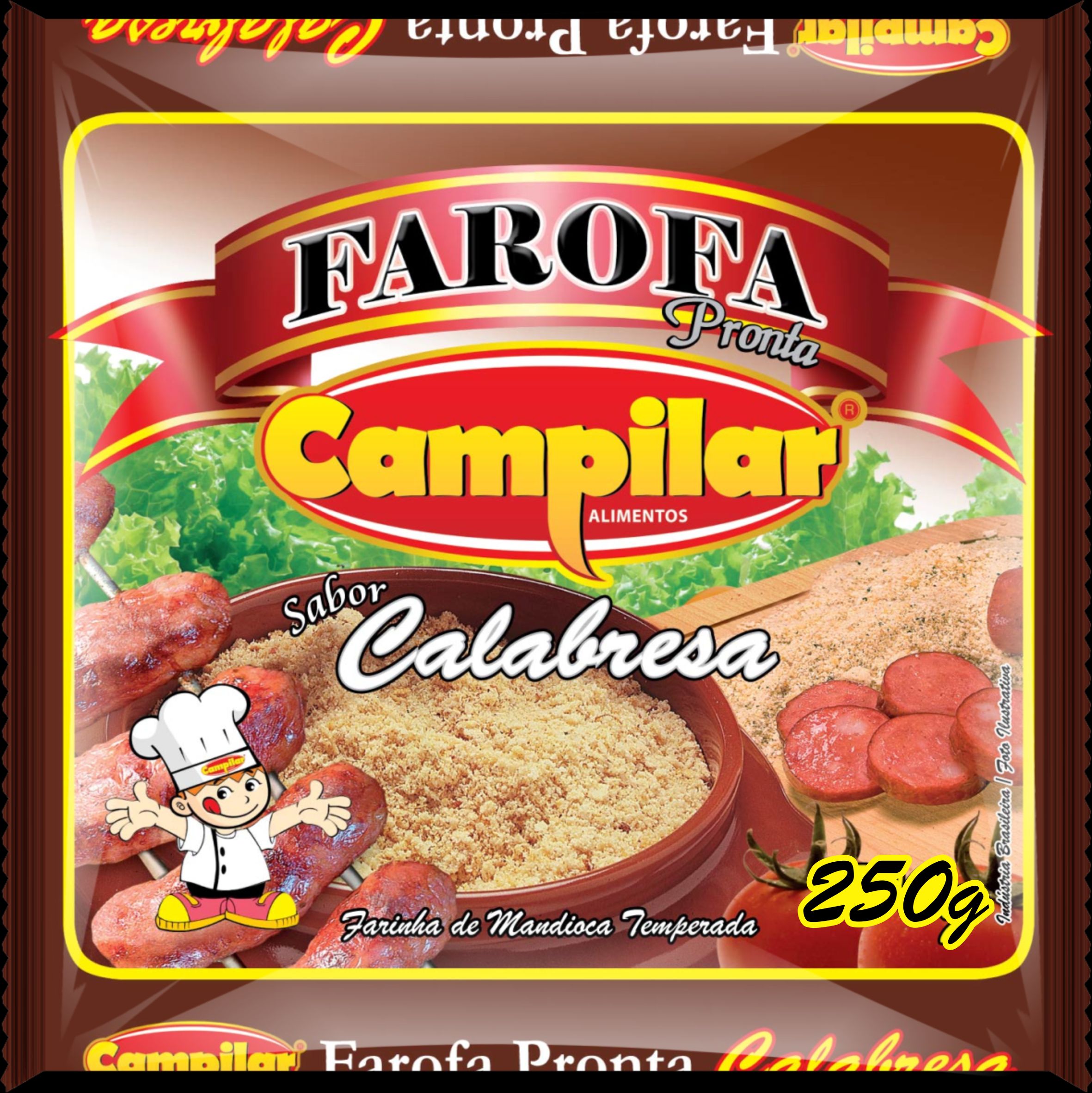 FAROFA DE MAND. CALABRESA CAMPILAR 250G