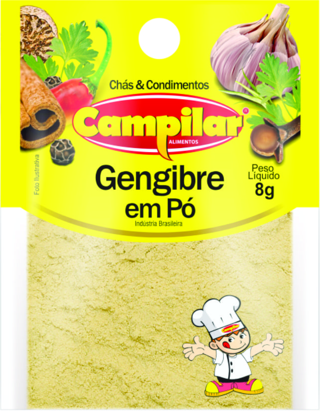 GENGIBRE EM PÓ CAMPILAR 8 G