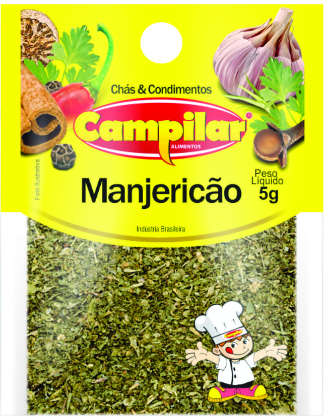 MANJERICÃO CAMPILAR 5 G