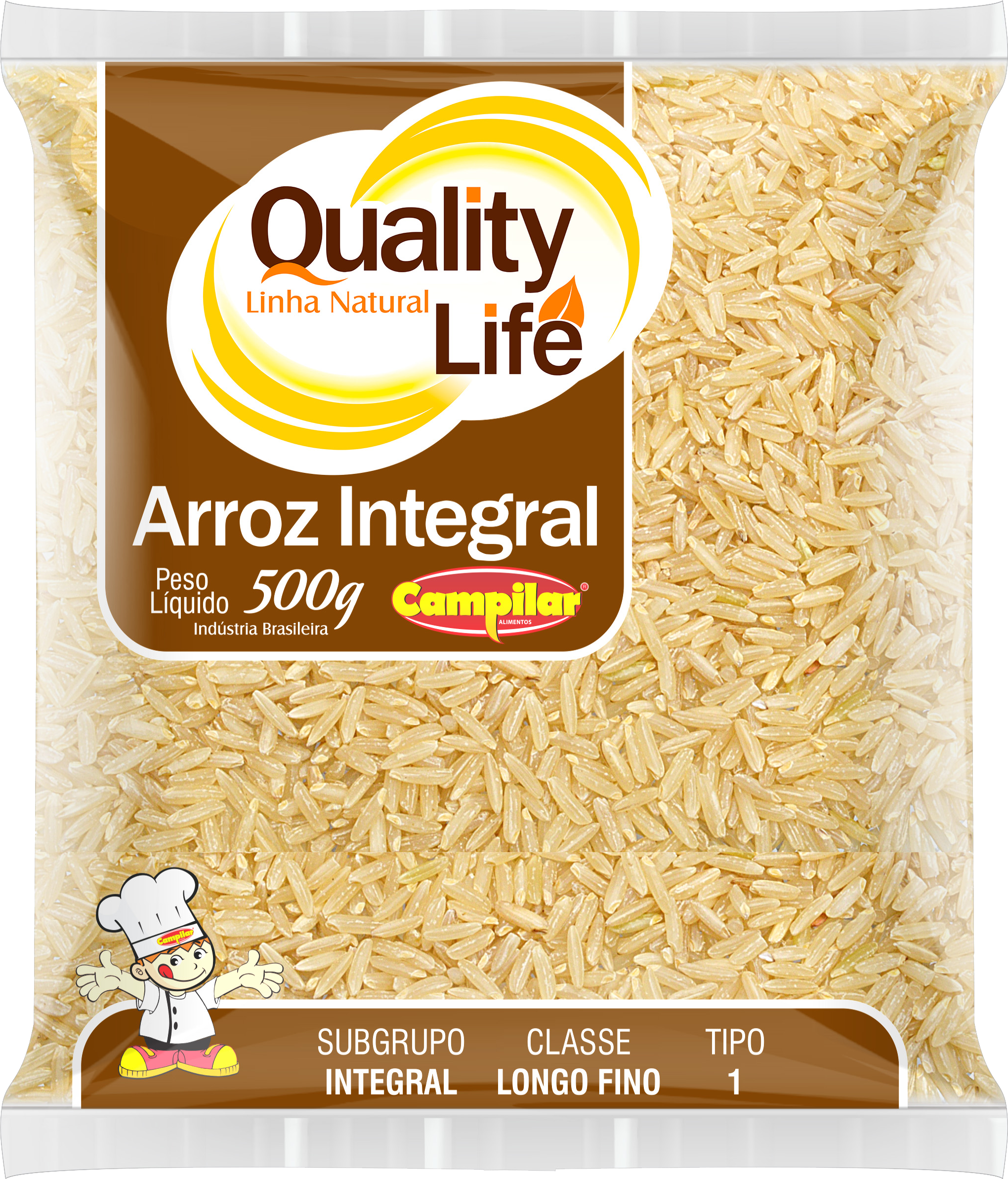 ARROZ INTEGRAL CAMPILAR 500G 