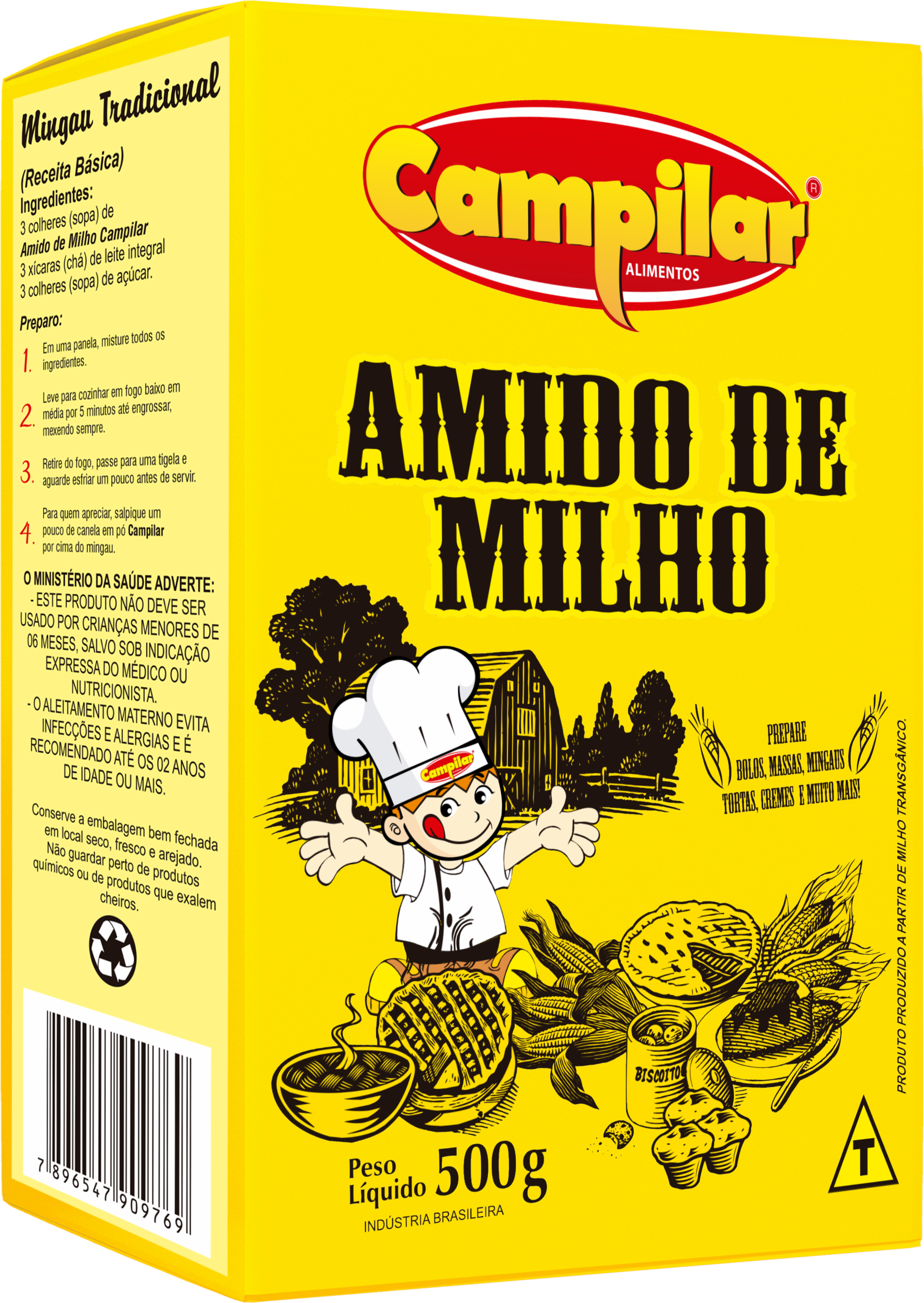 AMIDO DE MILHO CX 500G 