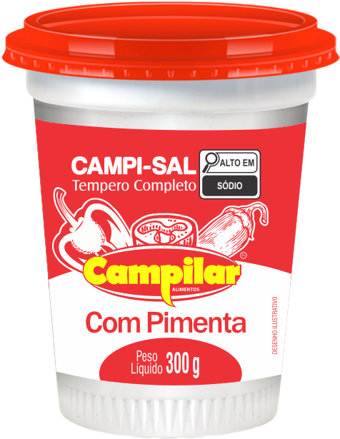 TEMPERO POTE COM PIMENTA 300 G