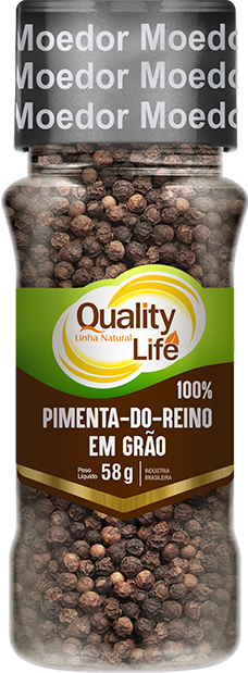 PIMENTA-DO-REINO GRÃO QUALITY LIFE 58G