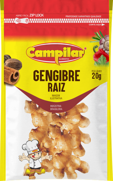 GENGIBRE RAIZ PREMIUM CAMPILAR 20G