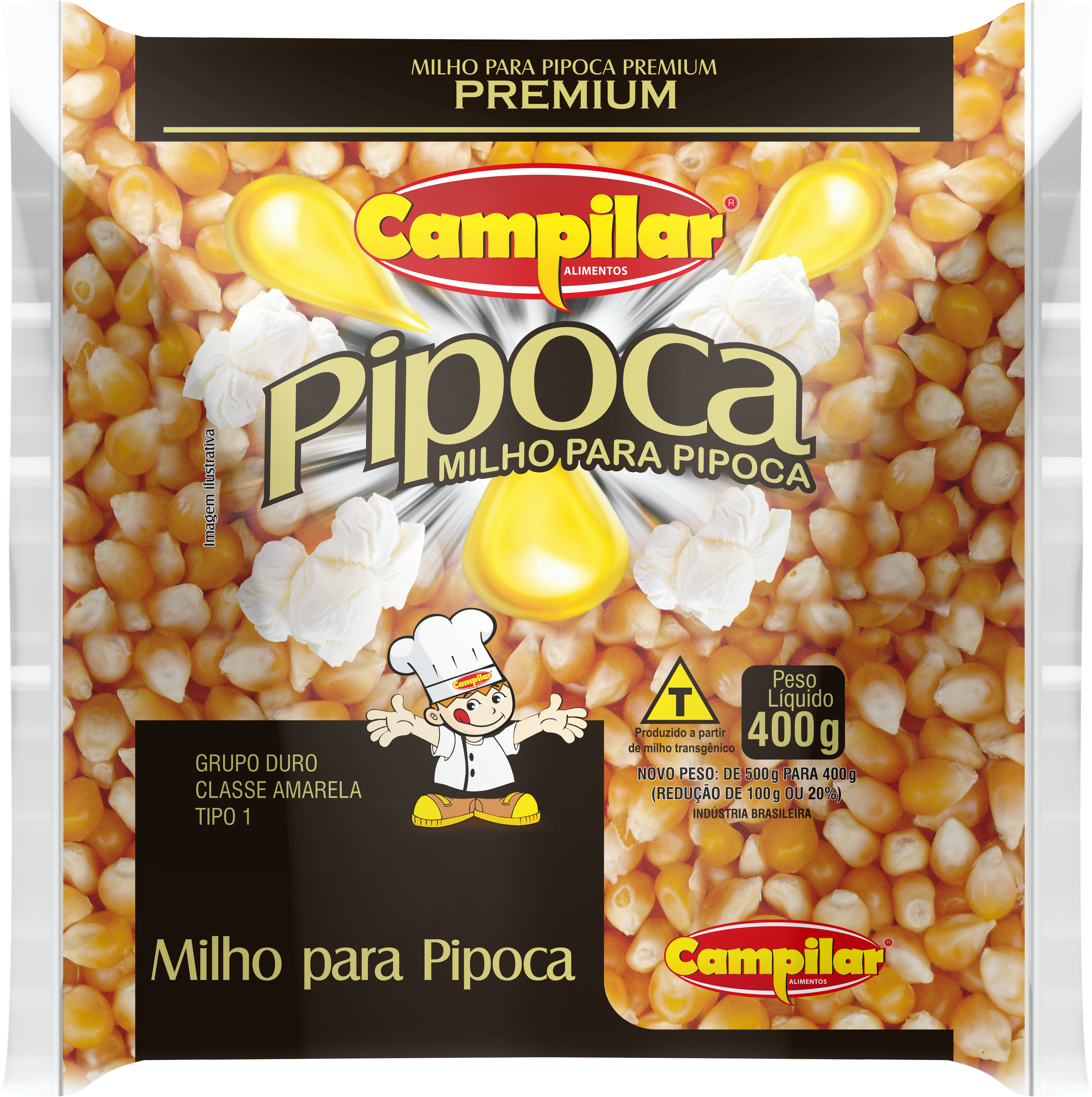 MILHO PIPOCA PREMIUM CAMPILAR 400G