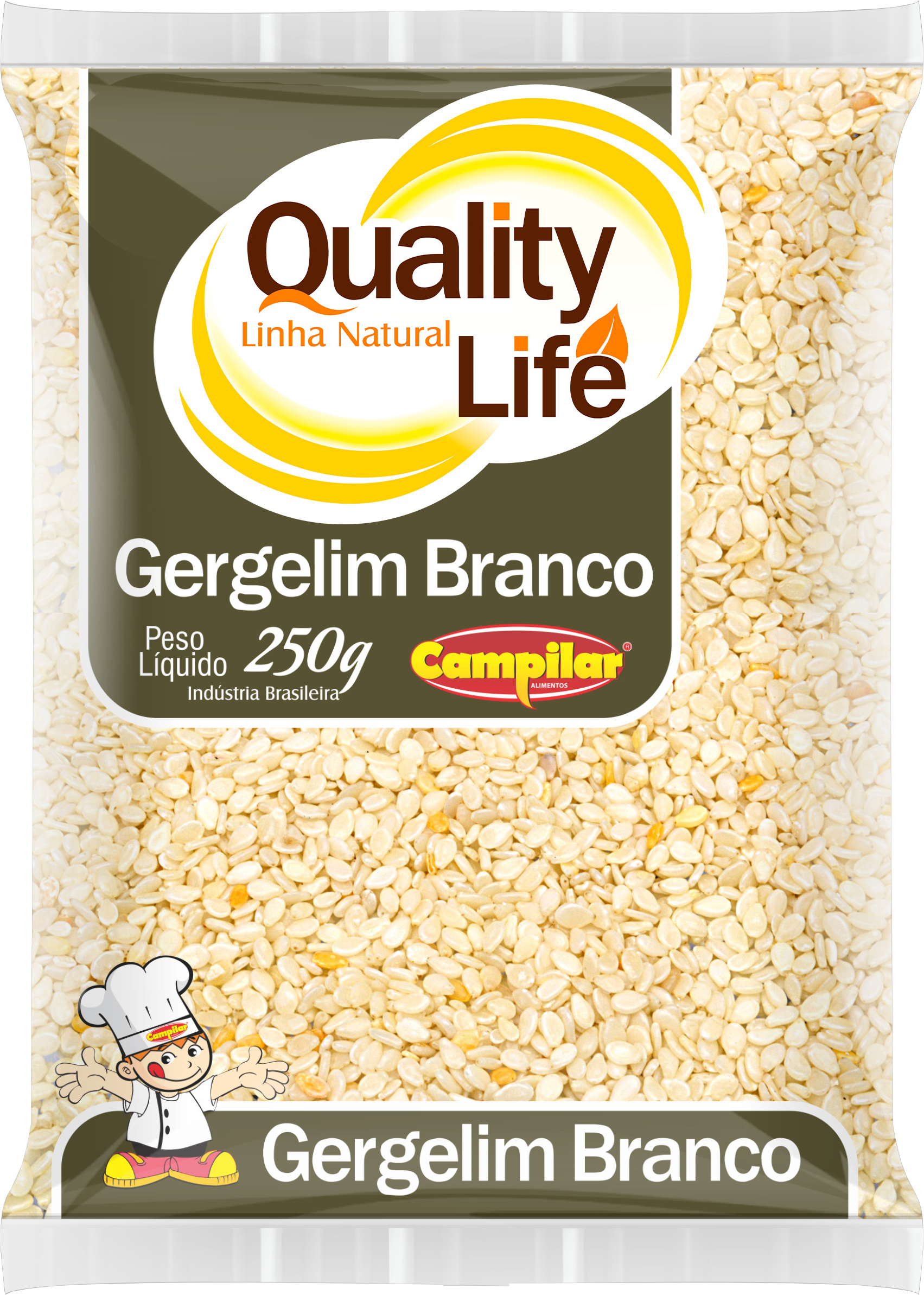 GERGELIM BRANCO CAMPILAR 250 G