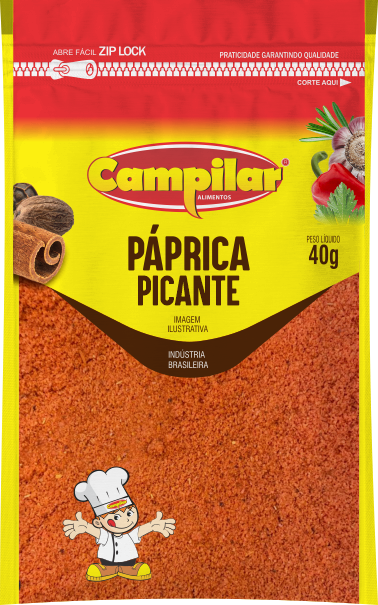 PÁPRICA PICANTE PREMIUM CAMPILAR 40G