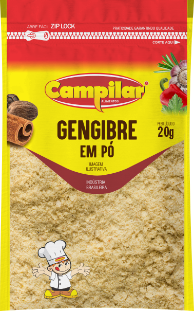 GENGIBRE EM PÓ PREMIUM CAMPILAR 20G