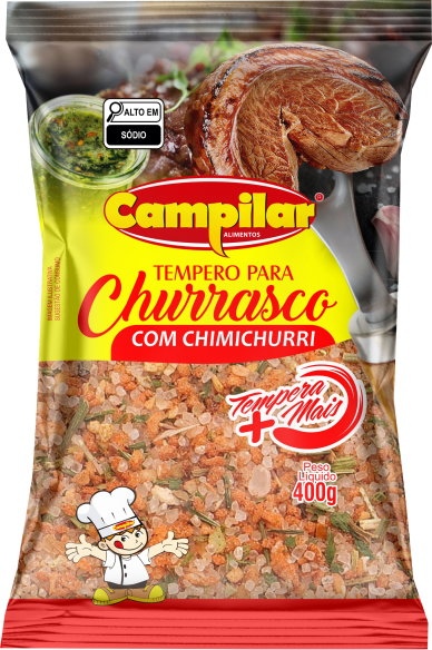 TEMP. ESP. CHURRASCO C/ CHIMICHURRI 400G