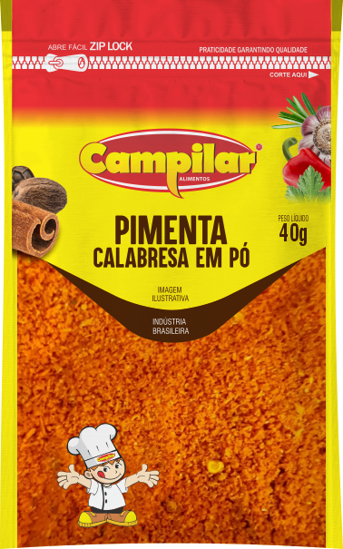 PIMENTA CALABRESA EM PÓ PREMIUM CAMPILAR 40G