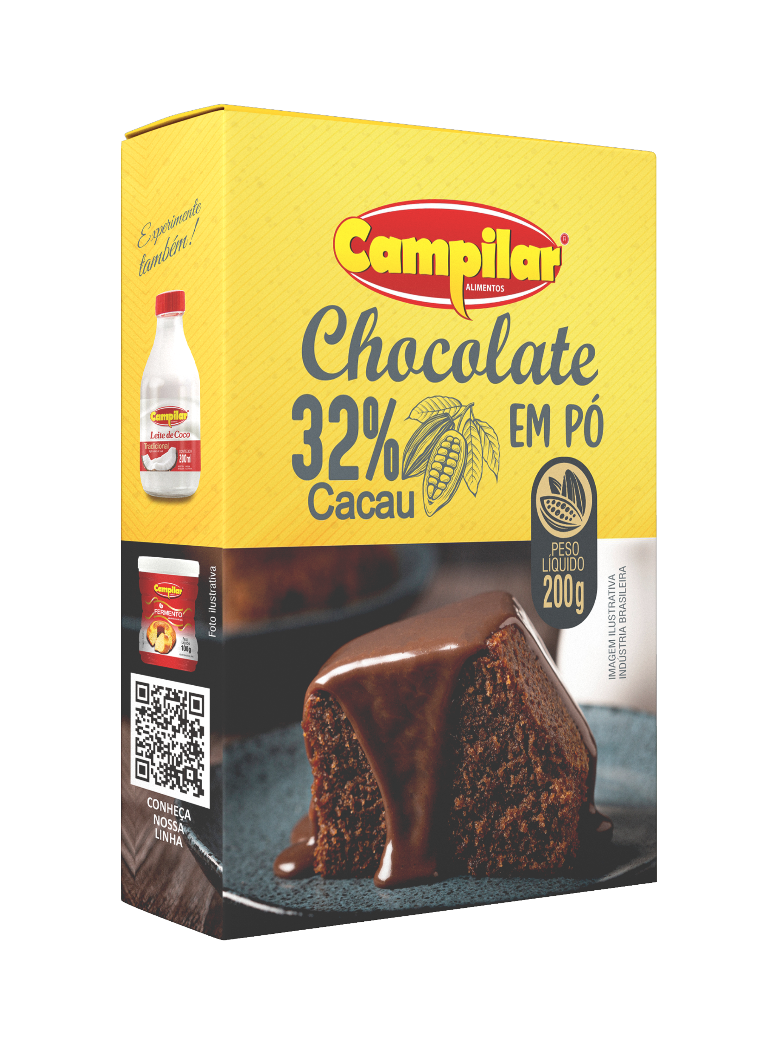 CHOCOLATE EM PÓ 32% 200G