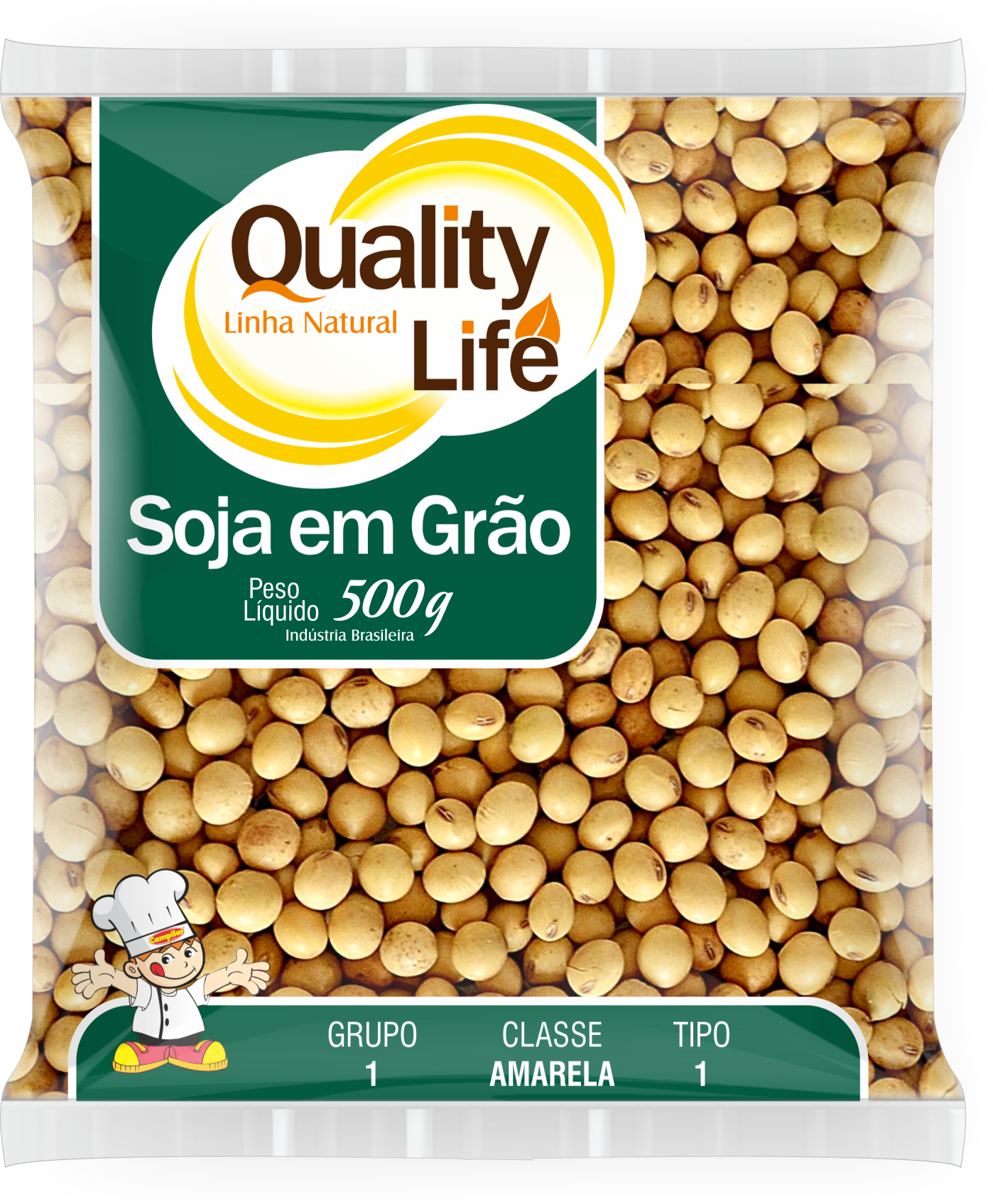 SOJA EM GRÃO CAMPILAR 500G