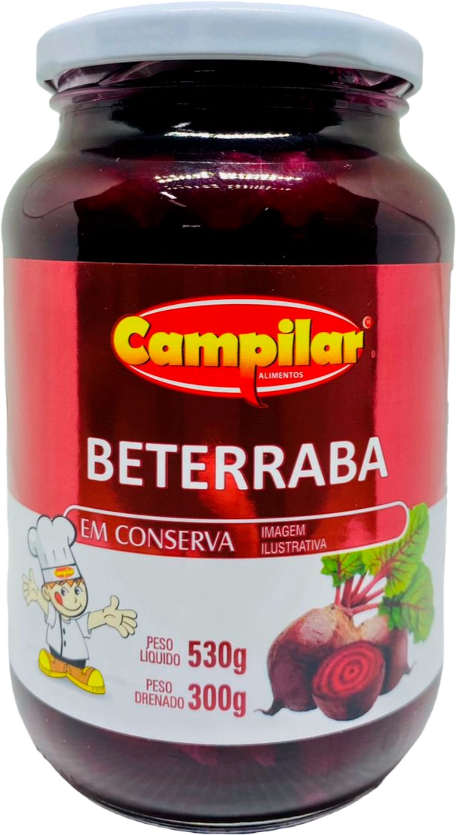 BETERRABA EM CONSERVA CAMPILAR 300G