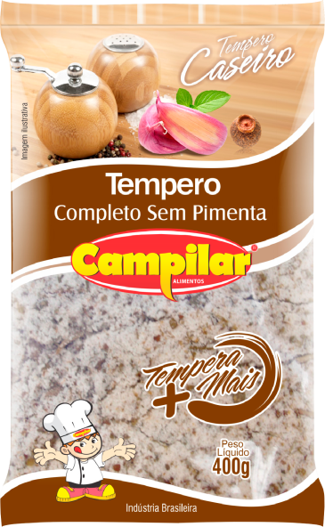 TEMPERO CASEIRO S/ PIMENTA CAMPILAR 400G