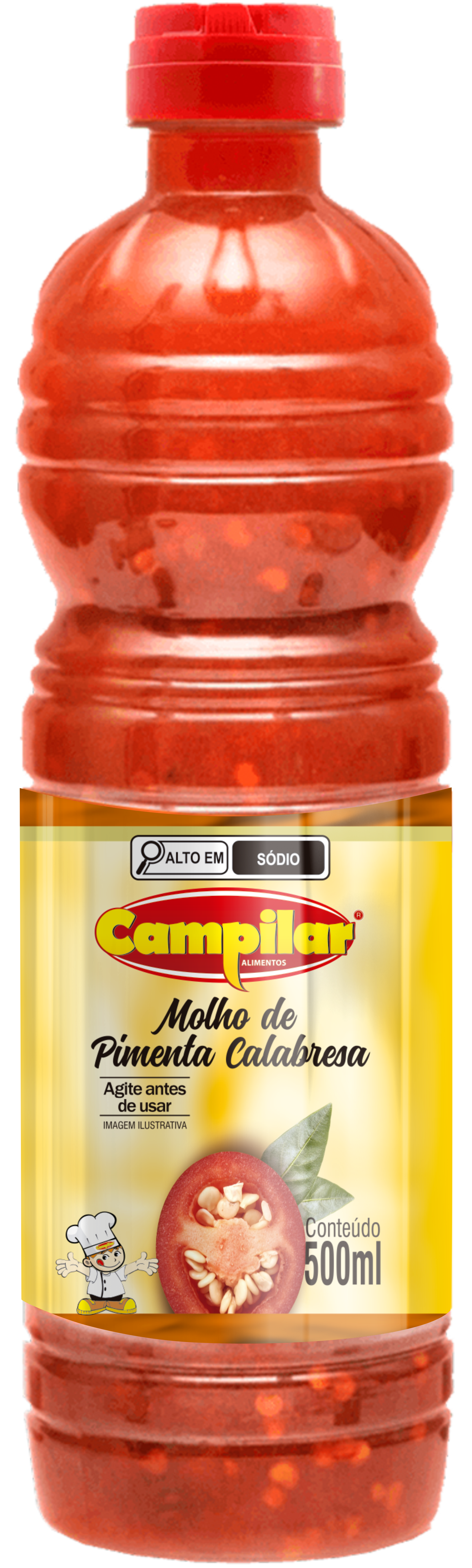 MOLHO PIMENTA CALABRESA CAMPILAR 500 ML