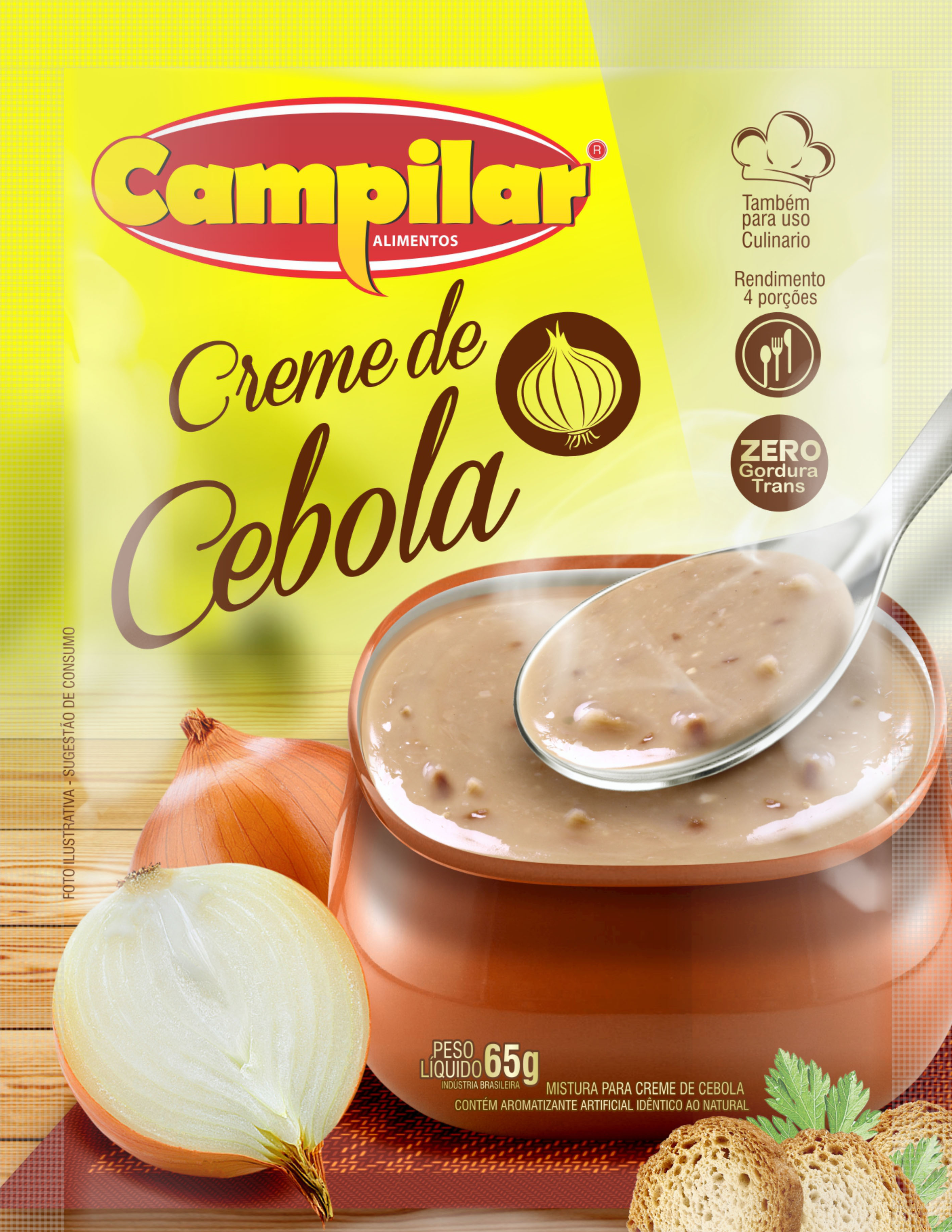 CREME DE CEBOLA CAMPILAR 65G