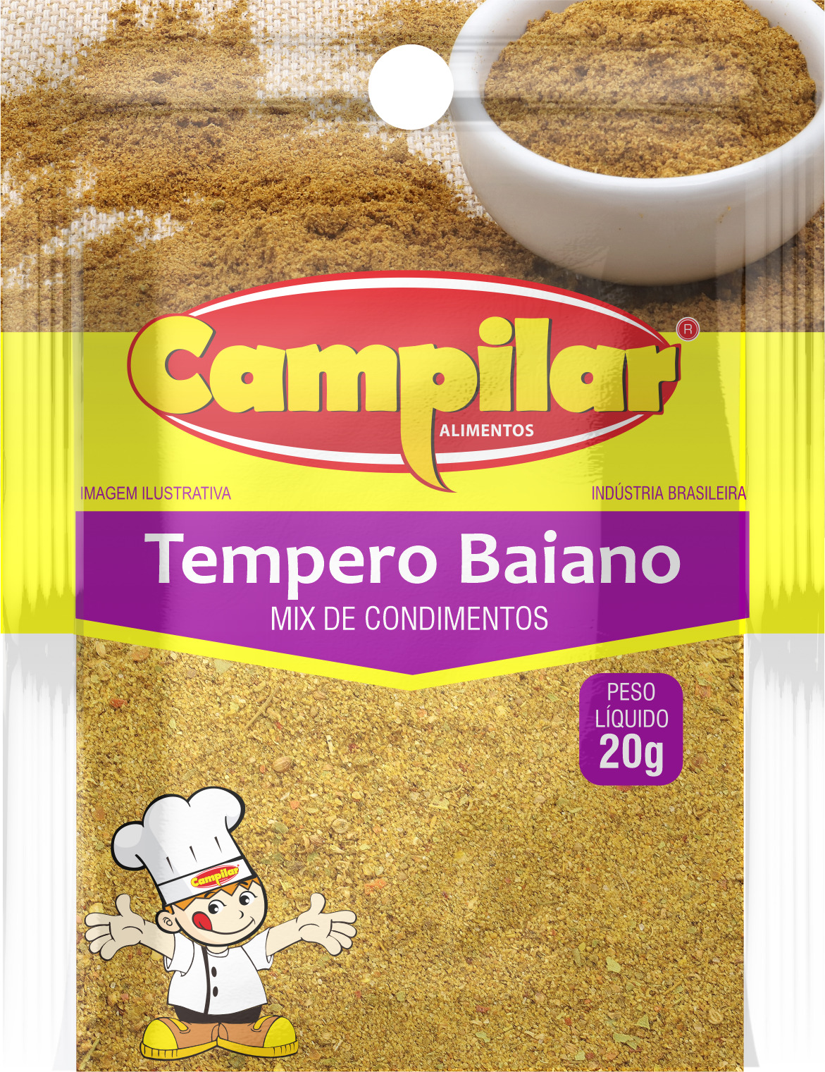 TEMPERO BAIANO CAMPILAR 20 G