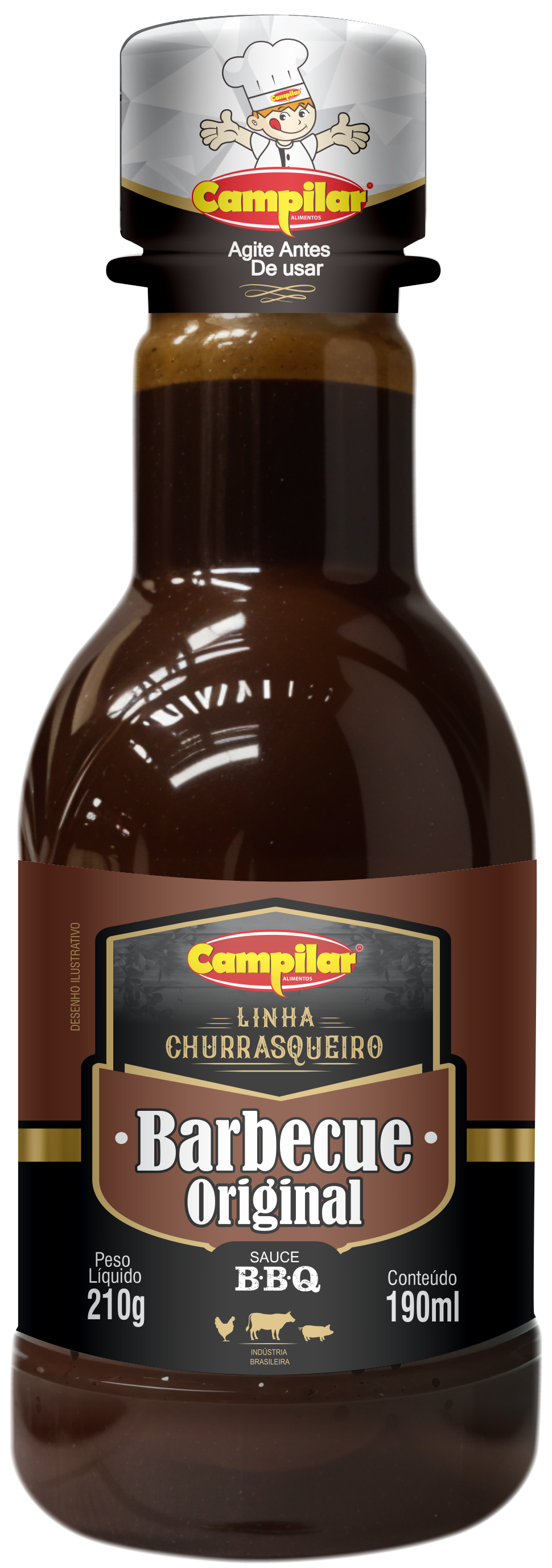 MOLHO BARBECUE ORIGINAL 190ML