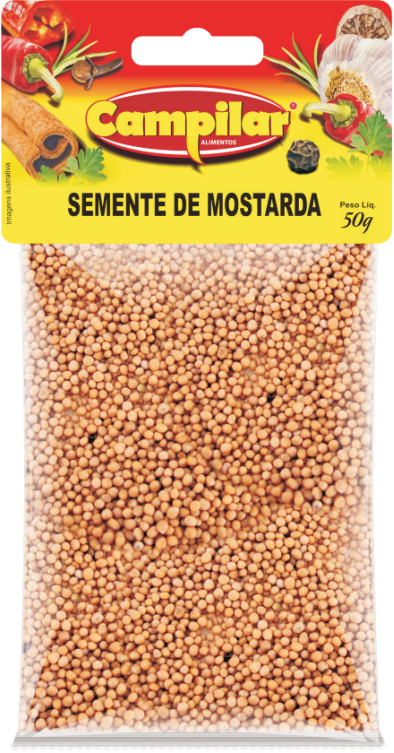 SEMENTE DE MOSTARDA  CAMPILAR 50G