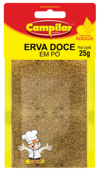 ERVA-DOCE EM PÓ PREMIUM CAMPILAR 25G