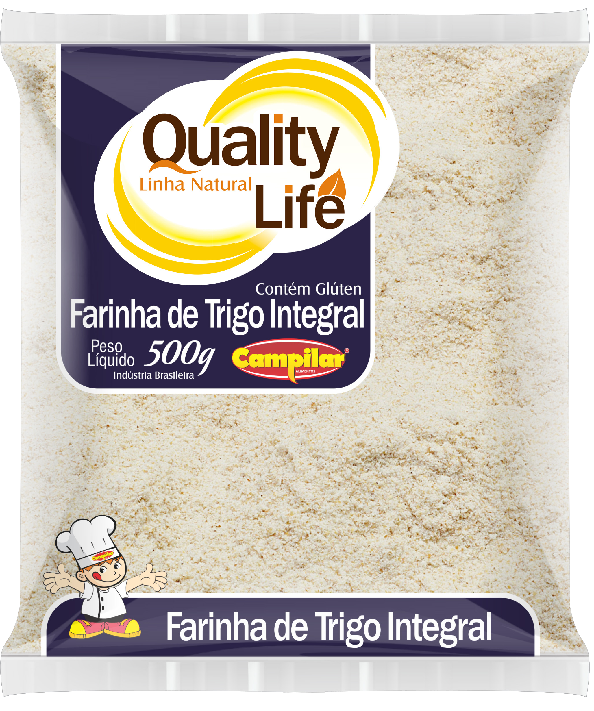 FARINHA DE TRIGO INTEGRAL CAMPILAR 500 G