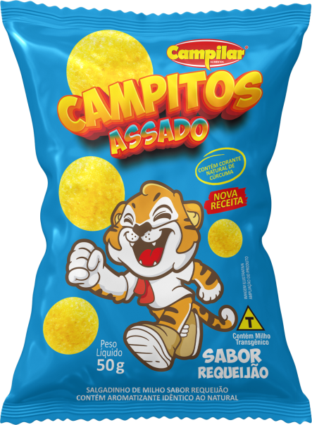 Salgadinho Campitos Sabor Requeijão 50g