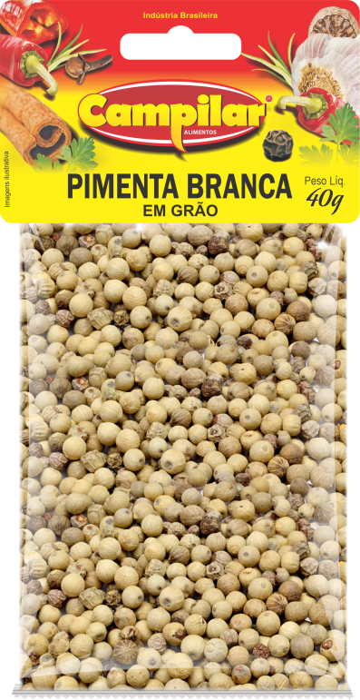 PIMENTA-DO-REINO BRANCA PREMIUM EM GRÃO 40G