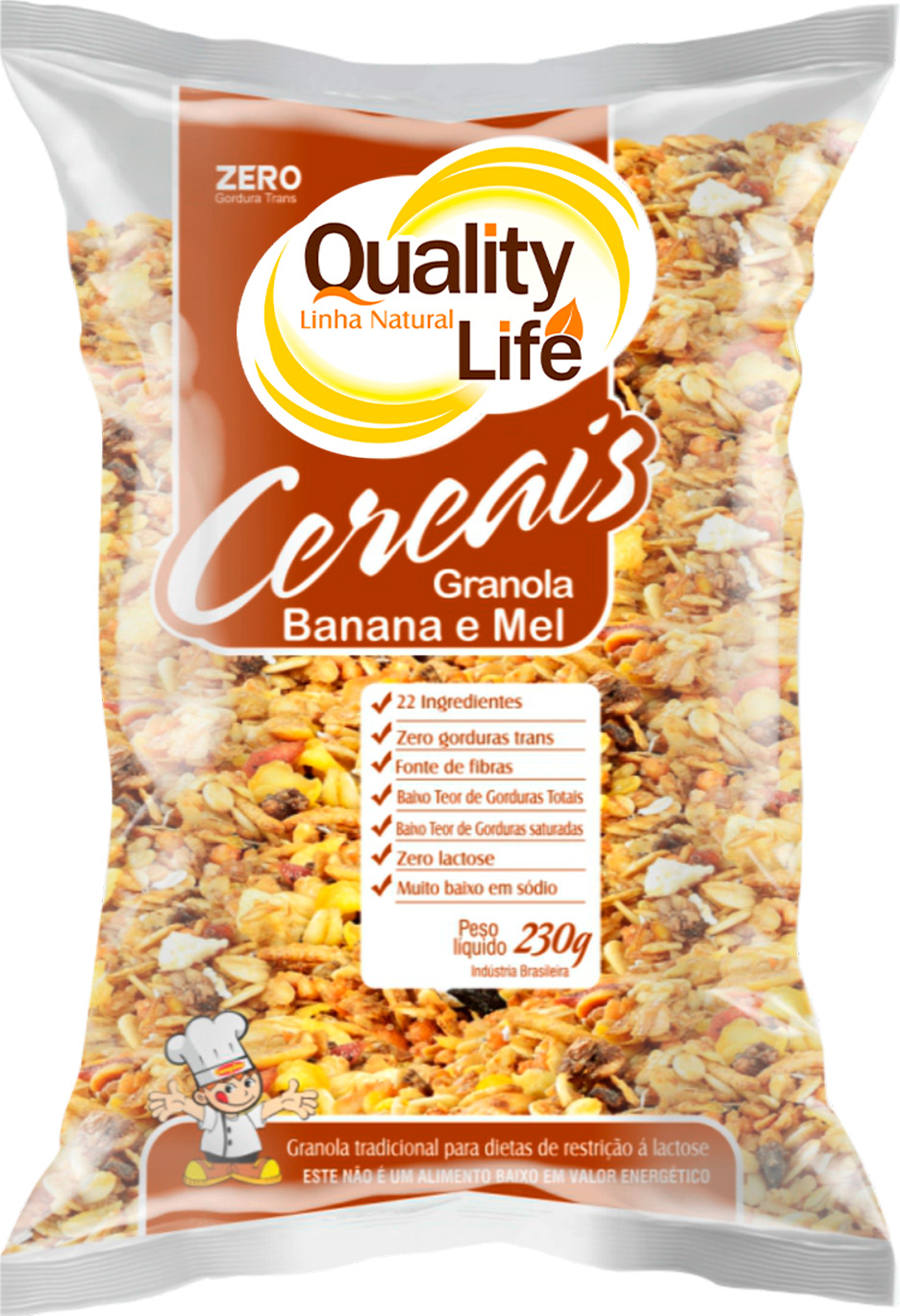 GRANOLA BANANA C/ MEL CAMPILAR 230G