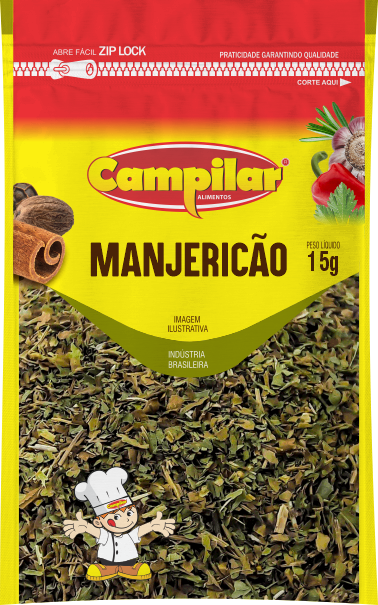 MANJERICÃO PREMIUM CAMPILAR 15G