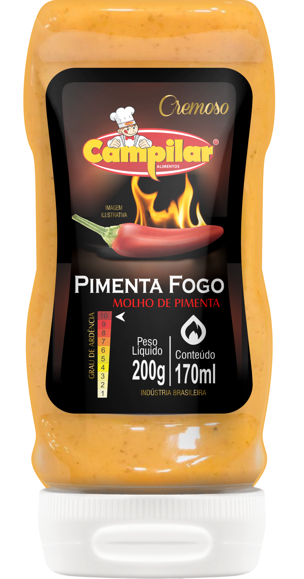 MOLHO PIMENTA FOGO 200G