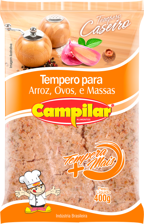 TEMPERO CASEIRO ARROZ, OVOS E MASSAS 400G