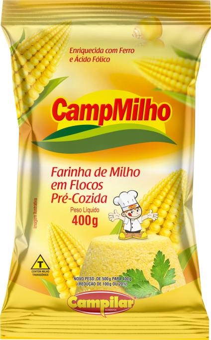 FLOCOS DE MILHO PRÉ-COZIDO CAMPILAR 400G