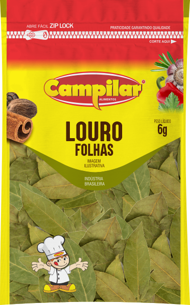 LOURO EM FOLHAS PREMIUM CAMPILAR 10G