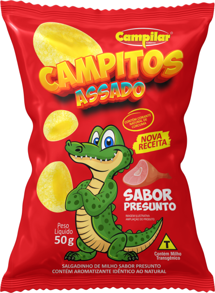 Salgadinho Campitos Sabor Presunto 50g