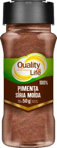 PIMENTA SÍRIA MOÍDA 50G QUALITY LIFE