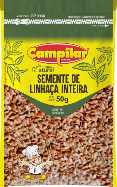 SEMENTE DE LINHAÇA PREMIUM CAMPILAR 50G