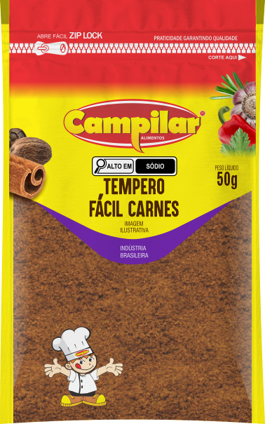 TEMPERO FÁCIL CARNE PREMIUM CAMPILAR 50G