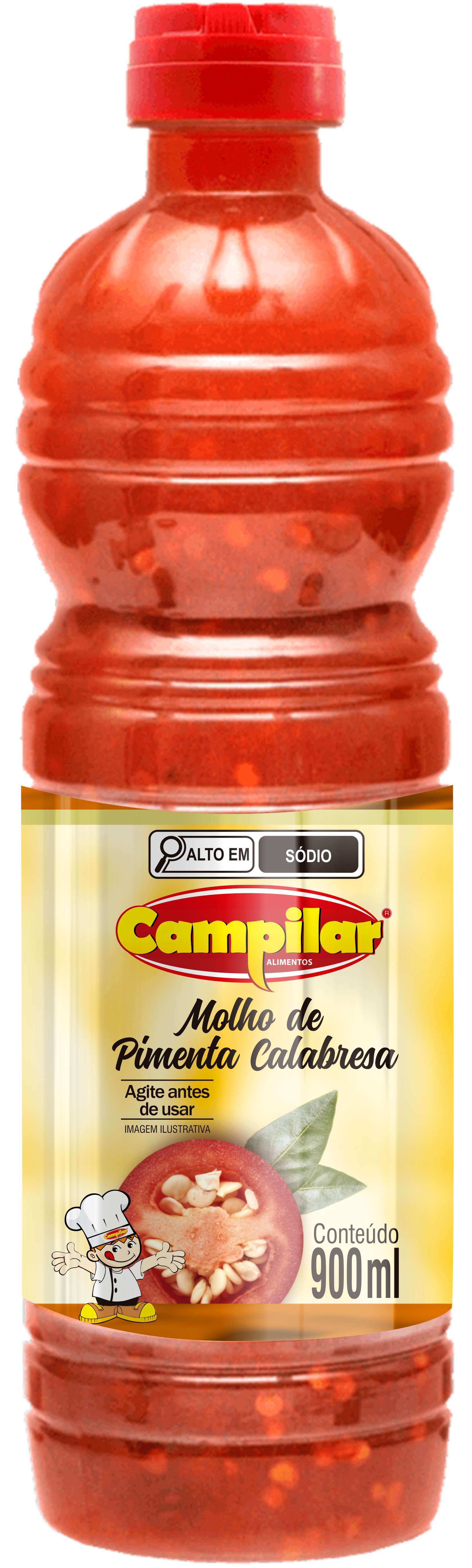 MOLHO PIMENTA CALABRESA CAMPILAR 900 ML