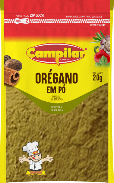 ORÉGANO EM PÓ PREMIUM CAMPILAR 20G