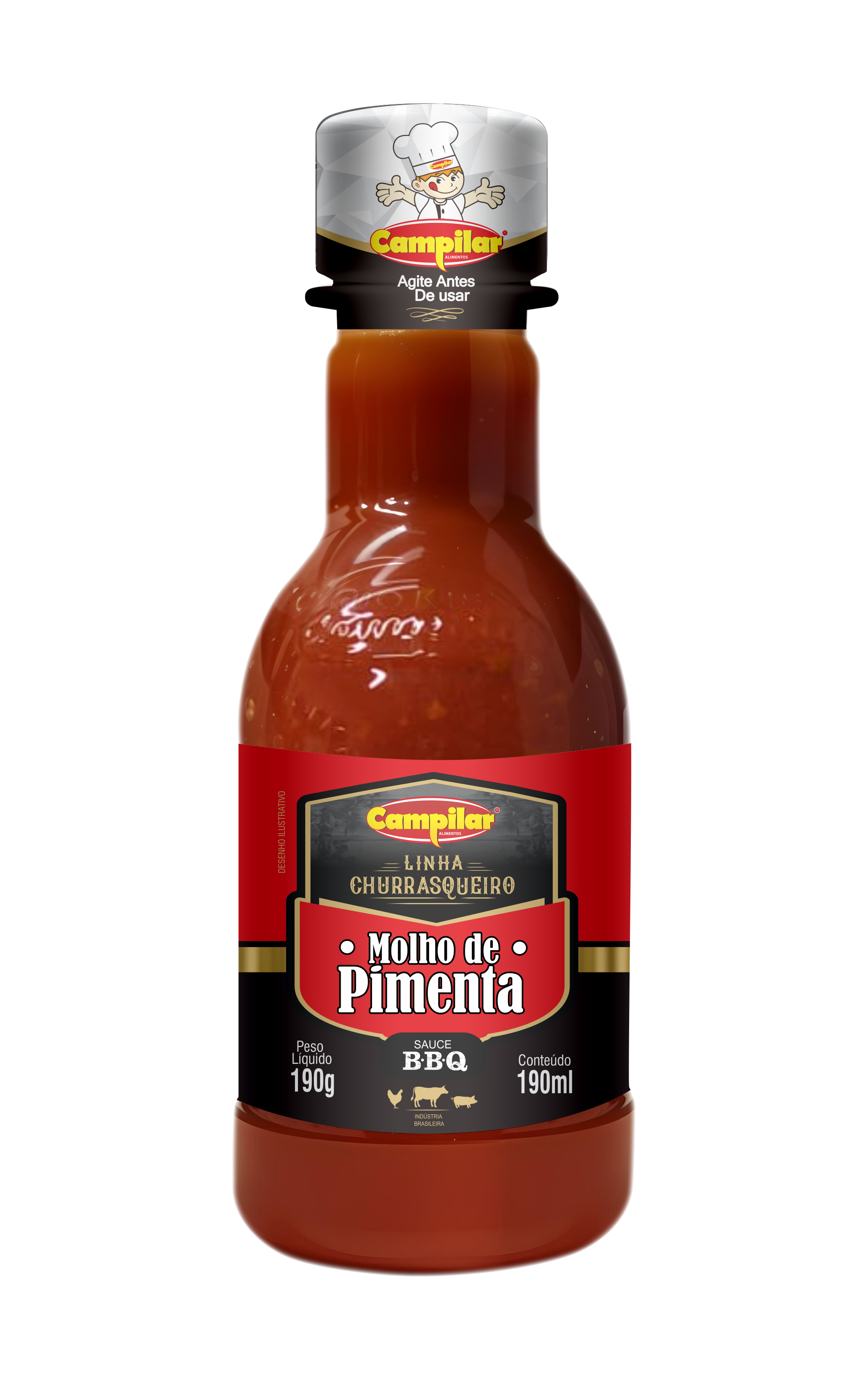 MOLHO DE PIMENTA 190ML
