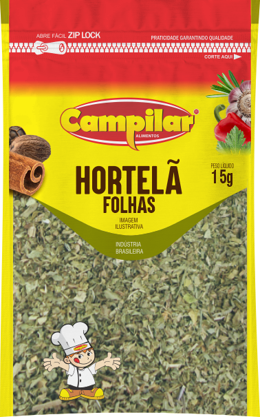 HORTELÃ FOLHAS PREMIUM CAMPILAR 15G