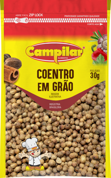 COENTRO EM GRÃO PREMIUM CAMPILAR 30G